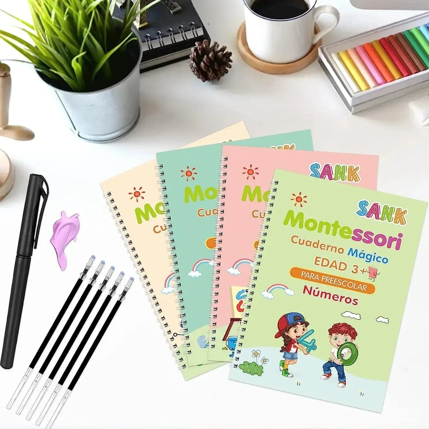 Aprender a escribir nunca fue tan fácil — Kit Mágico de Caligrafía Reutilizable